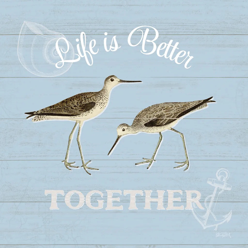 Bayside IV Blue by Katie Pertiet. SKU 63487a. Archival Giclee Fine art print for wall decor.