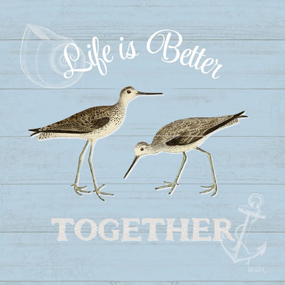 Bayside IV Blue by Katie Pertiet. SKU 63487a. Archival Giclee Fine art print for wall decor.