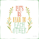 Be Kind I White by Katie Pertiet. SKU 52884a. Archival Giclee Fine art print for wall decor.