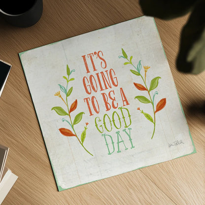 Be Kind II by Katie Pertiet. Shown as a detailed flat fine art print, highlighting archival giclee quality. Available as an archival giclee rolled canvas, fine art paper, or poster print. SKU 28806a.