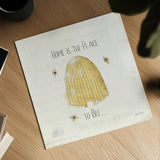 Bee and Bee II by Katie Pertiet. Shown as a detailed flat fine art print, highlighting archival giclee quality. Available as an archival giclee rolled canvas, fine art paper, or poster print. SKU 27324a.