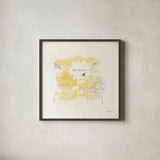 Bee and Bee VIII by Katie Pertiet. Shown in a sleek black glass frame for a contemporary gallery look. Available as an archival giclee rolled canvas, fine art paper, or poster print. SKU 27330a.