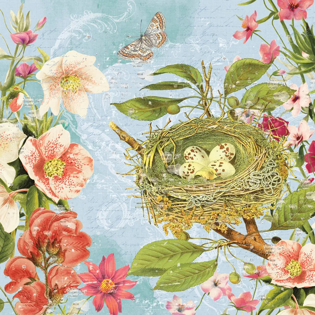 Bird Song II by Katie Pertiet. SKU 102128a. Archival Giclee Fine art print for wall decor.