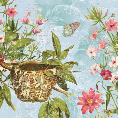 Bird Song III by Katie Pertiet. SKU 102129a. Archival Giclee Fine art print for wall decor.