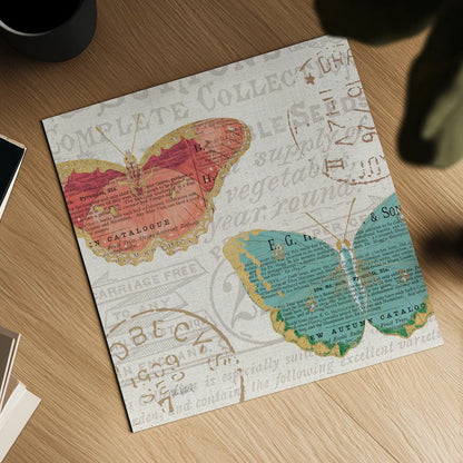 Bookshelf Botanical VII by Katie Pertiet. Shown as a detailed flat fine art print, highlighting archival giclee quality. Available as an archival giclee rolled canvas, fine art paper, or poster print. SKU 29058a.