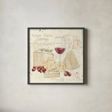 Chateau Winery VI by Katie Pertiet. Shown in a sleek black glass frame for a contemporary gallery look. Available as an archival giclee rolled canvas, fine art paper, or poster print. SKU 45383a.