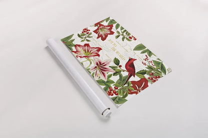 Christmas Garden I by Katie Pertiet. shown as a rolled paper print. Available as archival giclee rolled canvas, fine art paper, or poster print. SKU 42573i.