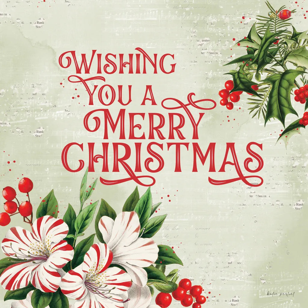 Christmas Lodge I by Katie Pertiet. SKU 88870a. Archival Giclee Fine art print for wall decor.