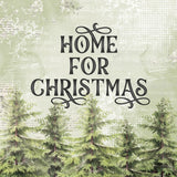 Christmas Lodge III by Katie Pertiet. SKU 88872a. Archival Giclee Fine art print for wall decor.