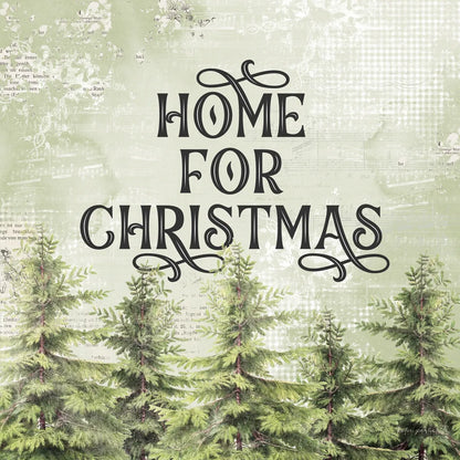 Christmas Lodge III by Katie Pertiet. SKU 88872a. Archival Giclee Fine art print for wall decor.