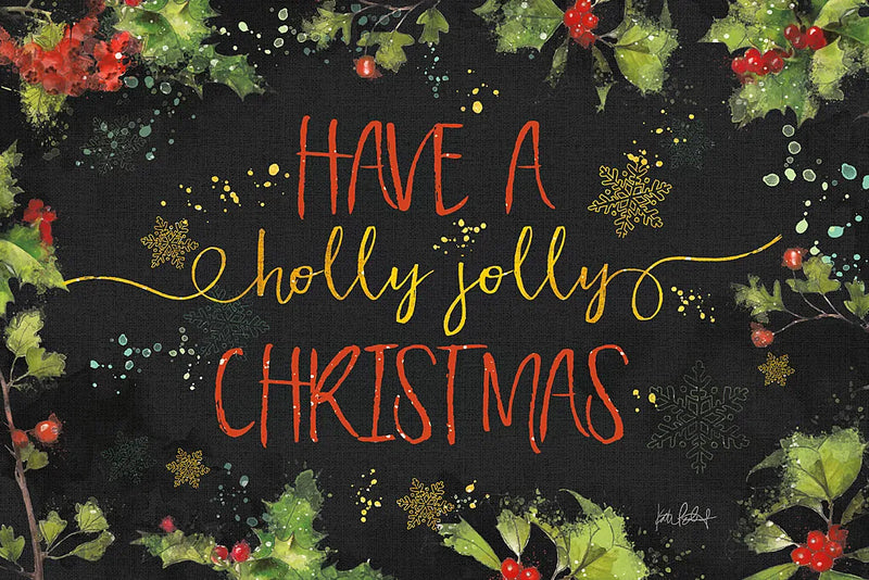 Christmas Sentiments I Black by Katie Pertiet. SKU 32393i. Archival Giclee Fine art print for wall decor.