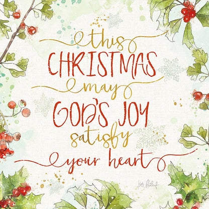 Christmas Sentiments III by Katie Pertiet. SKU 31896a. Archival Giclee Fine art print for wall decor.