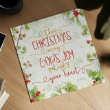 Christmas Sentiments III by Katie Pertiet. Shown as a detailed flat fine art print, highlighting archival giclee quality. Available as an archival giclee rolled canvas, fine art paper, or poster print. SKU 31896a.