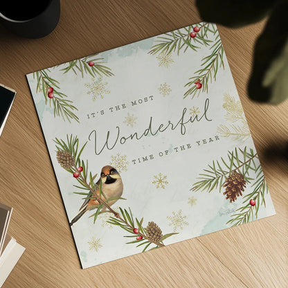 Christmas Tradition IV by Katie Pertiet. Shown as a detailed flat fine art print, highlighting archival giclee quality. Available as an archival giclee rolled canvas, fine art paper, or poster print. SKU 36934a.