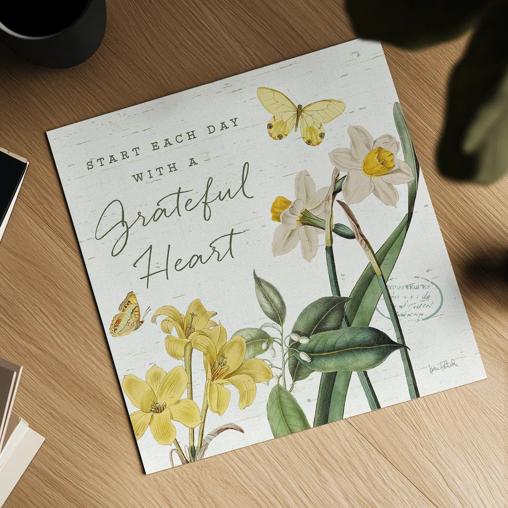 Citron Curiosities IV by Katie Pertiet. Shown as a detailed flat fine art print, highlighting archival giclee quality. Available as an archival giclee rolled canvas, fine art paper, or poster print. SKU 36939a.