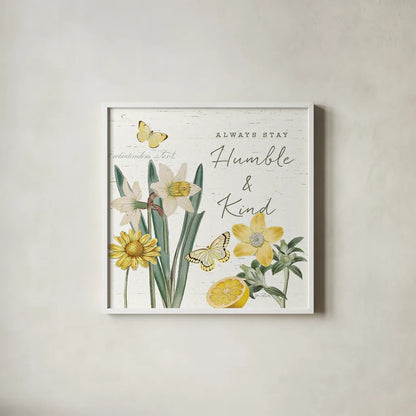 Citron Curiosities V by Katie Pertiet. Shown in a crisp white glass frame for a clean and minimalist style. Available as an archival giclee rolled canvas, fine art paper, or poster print. SKU 36940a.