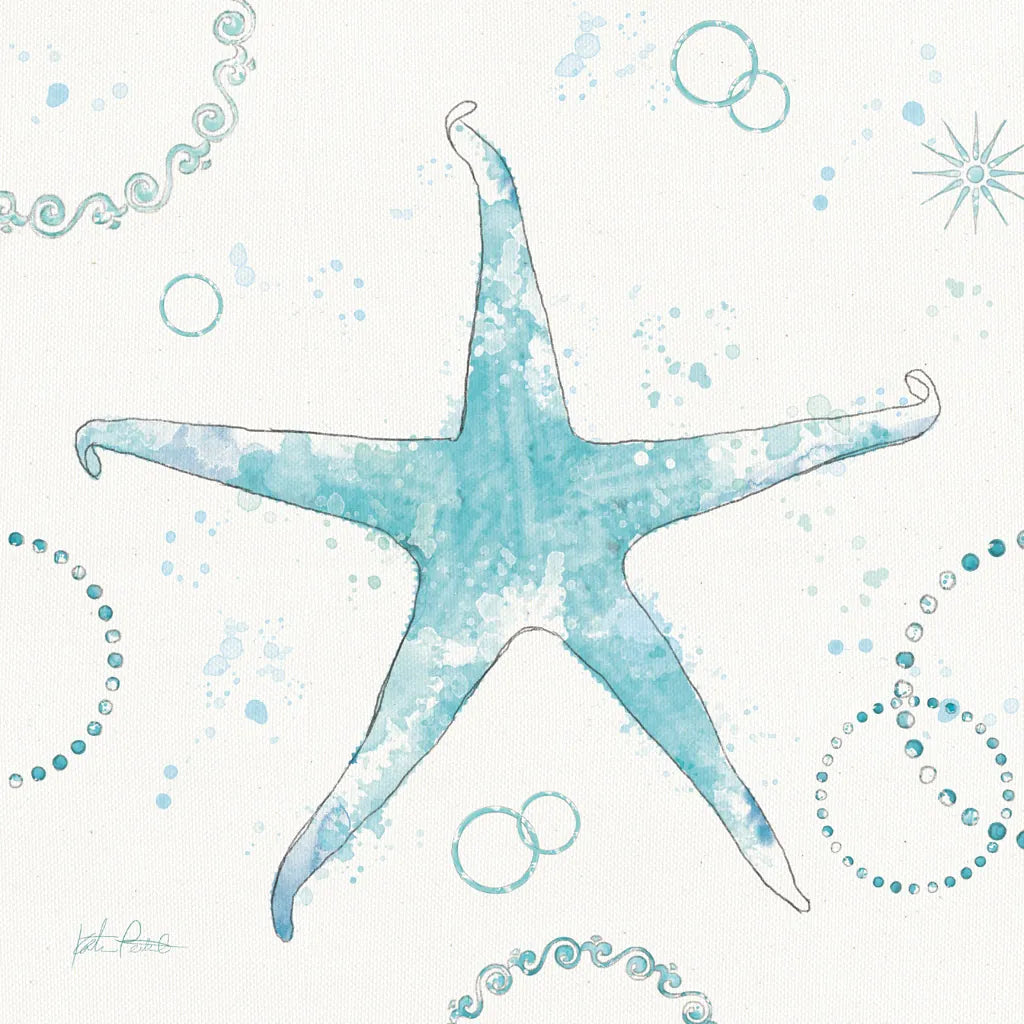 Coastal Splash I No Words by Katie Pertiet. SKU 65722a. Archival Giclee Fine art print for wall decor.