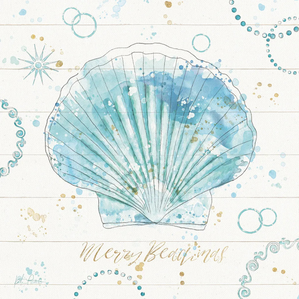 Coastal Splash II Gold by Katie Pertiet. SKU 57899a. Archival Giclee Fine art print for wall decor.