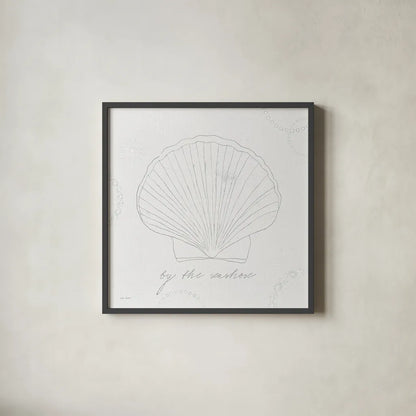 Coastal Splash II no Color by Katie Pertiet. Shown in a sleek black glass frame for a contemporary gallery look. Available as an archival giclee rolled canvas, fine art paper, or poster print. SKU 29350a.