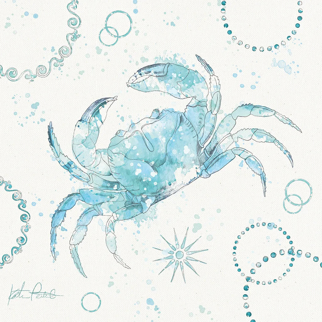 Coastal Splash IV by Katie Pertiet. SKU 25966a. Archival Giclee Fine art print for wall decor.