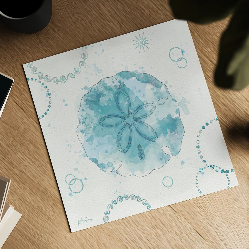 Coastal Splash VIII by Katie Pertiet. Shown as a detailed flat fine art print, highlighting archival giclee quality. Available as an archival giclee rolled canvas, fine art paper, or poster print. SKU 64237a.