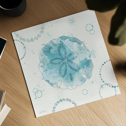 Coastal Splash VIII by Katie Pertiet. Shown as a detailed flat fine art print, highlighting archival giclee quality. Available as an archival giclee rolled canvas, fine art paper, or poster print. SKU 64237a.