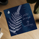Dark True Blue III by Katie Pertiet. Shown as a detailed flat fine art print, highlighting archival giclee quality. Available as an archival giclee rolled canvas, fine art paper, or poster print. SKU 66619a.