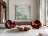 Dream and Faith II Forever by Katie Pertiet. Shown as extra-large giant wall art in a modern living room. Available as an archival giclee rolled canvas, fine art paper, or poster print. SKU 52559a.