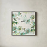 Dream and Faith IV by Katie Pertiet. Shown in a sleek black glass frame for a contemporary gallery look. Available as an archival giclee rolled canvas, fine art paper, or poster print. SKU 33568a.