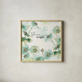 Dream and Faith IV by Katie Pertiet. Shown in a natural wood glass frame for a timeless modern aesthetic. Available as an archival giclee rolled canvas, fine art paper, or poster print. SKU 33568a.