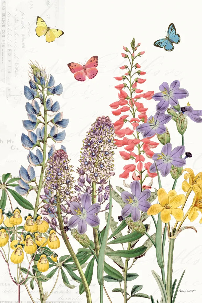 Easter Garden Floral VI by Katie Pertiet. SKU 73282h. Archival Giclee Fine art print for wall decor.