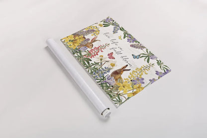 Easter Garden I by Katie Pertiet. shown as a rolled paper print. Available as archival giclee rolled canvas, fine art paper, or poster print. SKU 46856i.