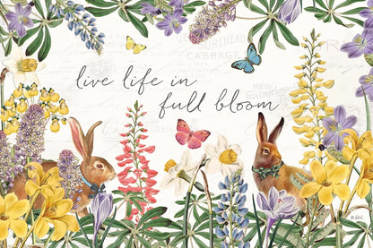 Easter Garden I Bow Tie by Katie Pertiet. SKU 59549i. Archival Giclee Fine art print for wall decor.