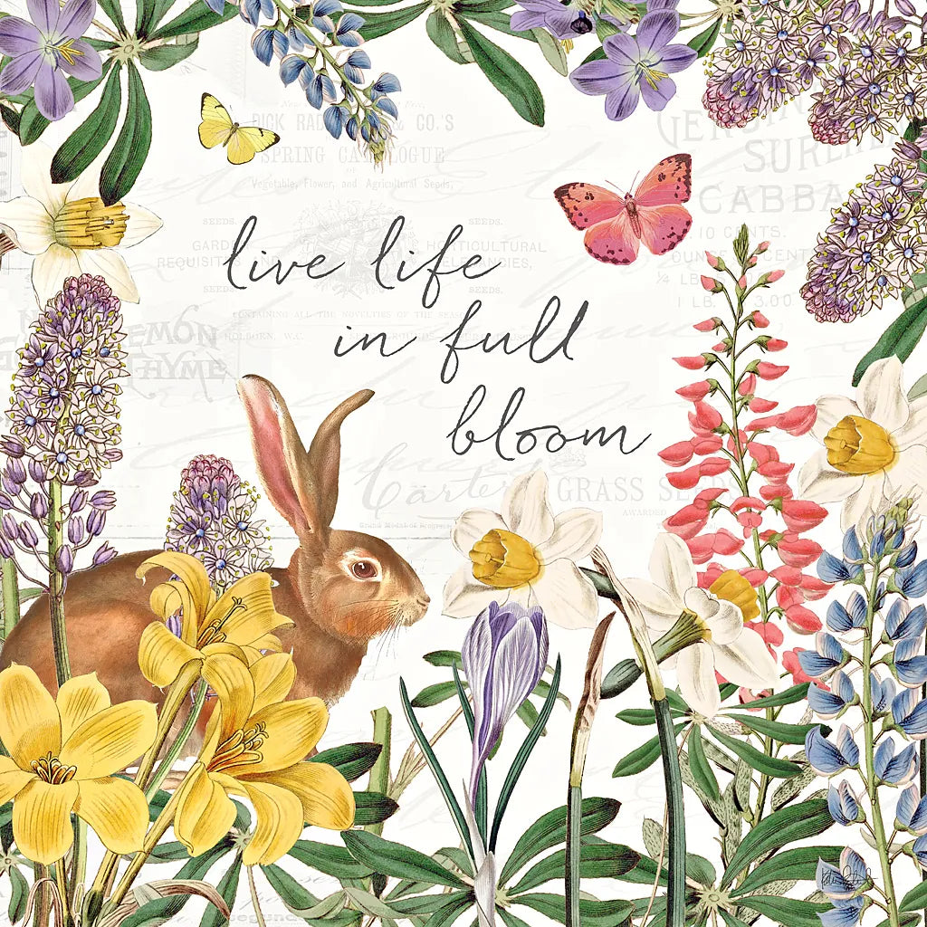 Easter Garden II by Katie Pertiet. SKU 46857a. Archival Giclee Fine art print for wall decor.