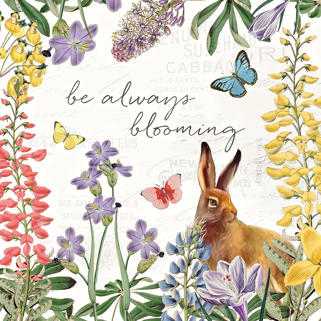 Easter Garden III by Katie Pertiet. SKU 46858a. Archival Giclee Fine art print for wall decor.