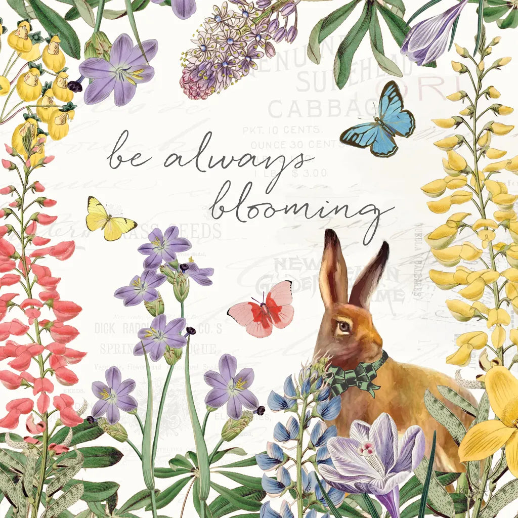 Easter Garden III Bow Tie by Katie Pertiet. SKU 59551a. Archival Giclee Fine art print for wall decor.