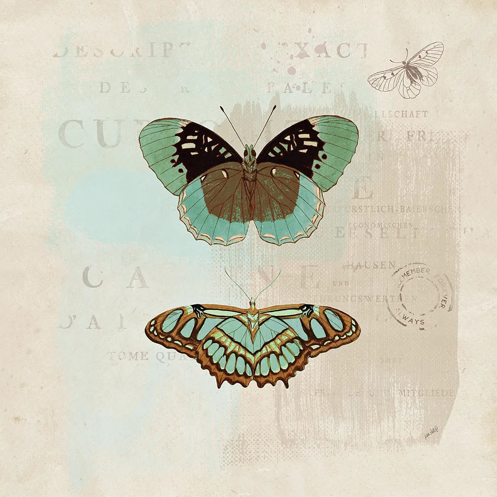 En Bleu IV by Katie Pertiet. SKU 21348a. Archival Giclee Fine art print for wall decor.