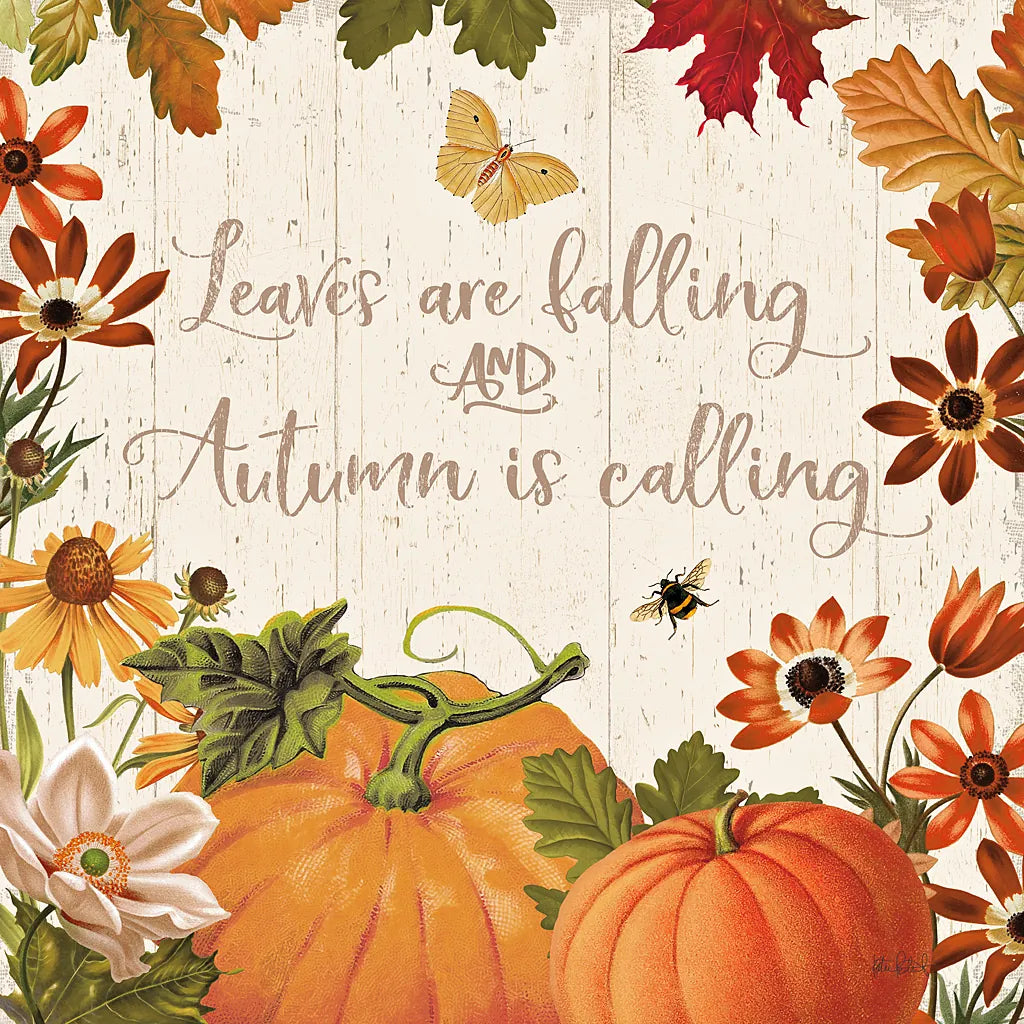 Fall Garden III by Katie Pertiet. SKU 46294a. Archival Giclee Fine art print for wall decor.