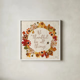 Fall Garden IV by Katie Pertiet. Shown in a crisp white glass frame for a clean and minimalist style. Available as an archival giclee rolled canvas, fine art paper, or poster print. SKU 46295a.