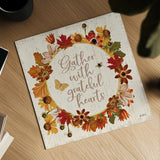 Fall Garden V by Katie Pertiet. Shown as a detailed flat fine art print, highlighting archival giclee quality. Available as an archival giclee rolled canvas, fine art paper, or poster print. SKU 46296a.