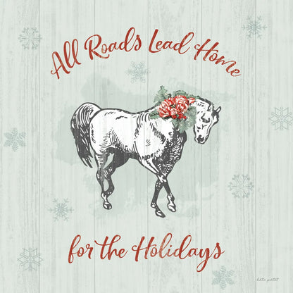 Farmhouse Christmas IV by Katie Pertiet. SKU 61690a. Archival Giclee Fine art print for wall decor.