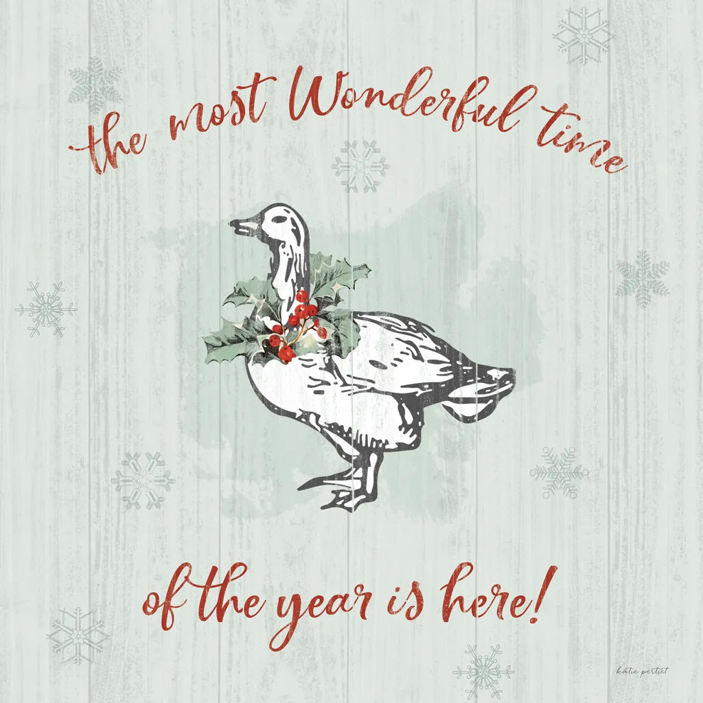 Farmhouse Christmas V by Katie Pertiet. SKU 61691a. Archival Giclee Fine art print for wall decor.