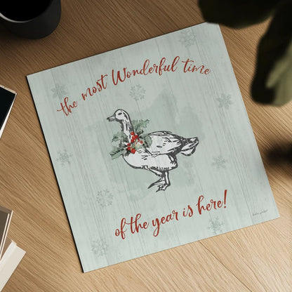 Farmhouse Christmas V by Katie Pertiet. Shown as a detailed flat fine art print, highlighting archival giclee quality. Available as an archival giclee rolled canvas, fine art paper, or poster print. SKU 61691a.