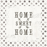 Farmhouse Fresh 01A Home Sweet Home by Katie Pertiet. SKU 54164a. Archival Giclee Fine art print for wall decor.