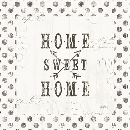 Farmhouse Fresh 01A Home Sweet Home by Katie Pertiet. SKU 54164a. Archival Giclee Fine art print for wall decor.