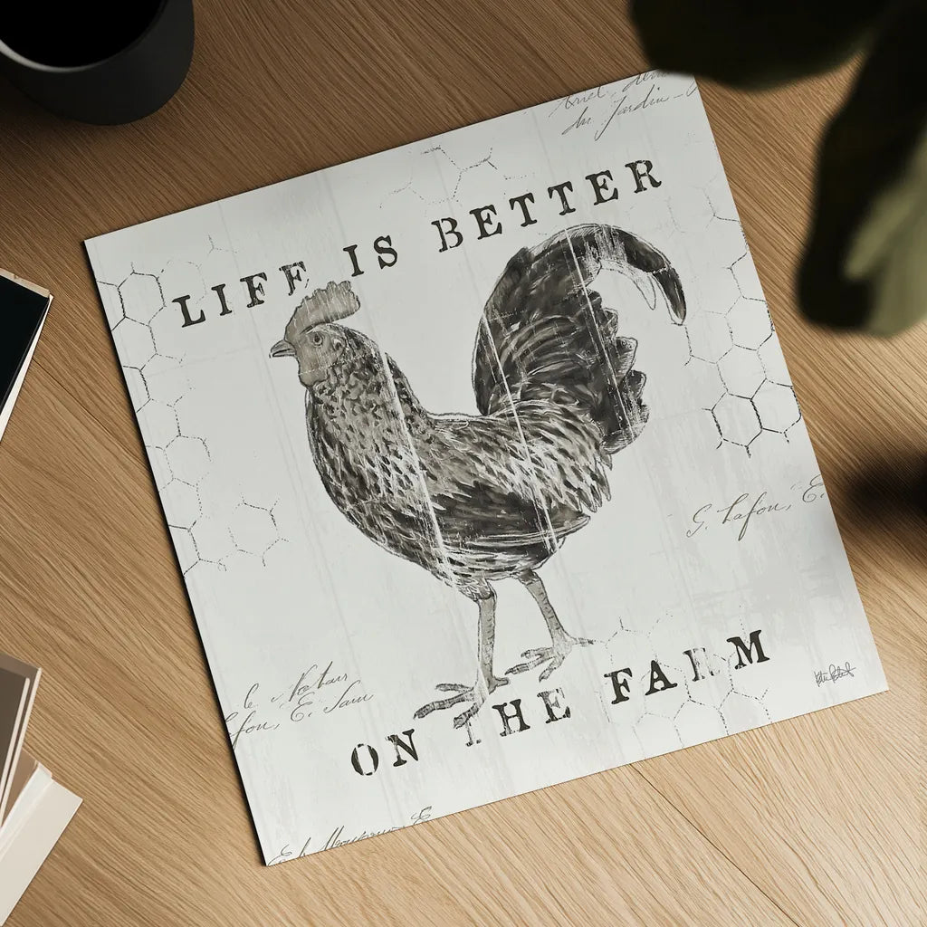 Farmhouse Fresh III by Katie Pertiet. Shown as a detailed flat fine art print, highlighting archival giclee quality. Available as an archival giclee rolled canvas, fine art paper, or poster print. SKU 33677a.