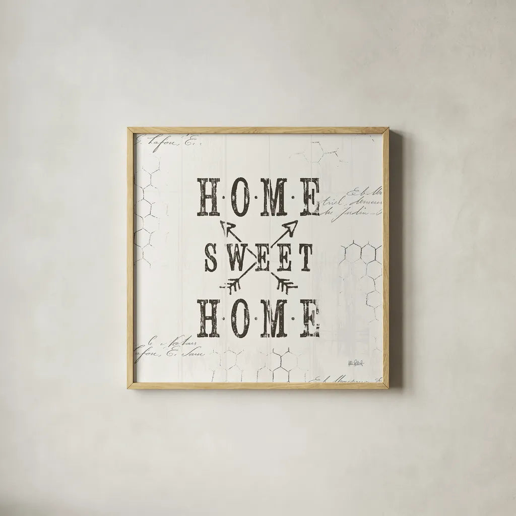 Farmhouse Fresh IV by Katie Pertiet. Shown in a natural wood glass frame for a timeless modern aesthetic. Available as an archival giclee rolled canvas, fine art paper, or poster print. SKU 33678a.