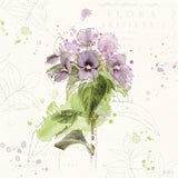 Floral Splash III by Katie Pertiet. SKU 27183a. Archival Giclee Fine art print for wall decor.