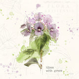 Floral Splash III Bloom by Katie Pertiet. SKU 56412a. Archival Giclee Fine art print for wall decor.