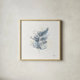 Floresta II by Katie Pertiet. Shown in a natural wood glass frame for a timeless modern aesthetic. Available as an archival giclee rolled canvas, fine art paper, or poster print. SKU 30008a.